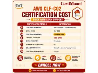 AWS Cloud Practitioner Certification Cost with Exam Support