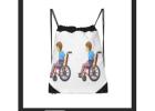DISABLED WARRIORS matter drawstring bag 