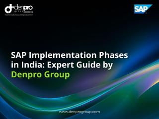SAP Implementation Company in India – Denpro Technologies