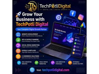 We Are the Best Website Developer in Delhi | Techpotli Digital