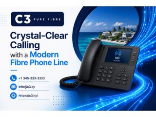 Crystal-Clear Calling with a Modern Fibre Phone Line | C3 Pure Fibre