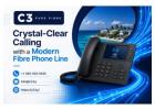 Crystal-Clear Calling with a Modern Fibre Phone Line | C3 Pure Fibre
