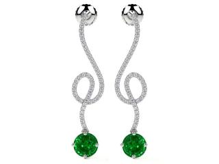 Premium Real Emerald Earrings Collection