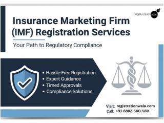 IRDAI Insurance Marketing Firm (IMF) Registration