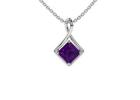 Elegant Natural Amethyst Gemstone Pendant 0.45 Cts – AAAA Grade Solitaire Design