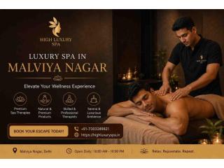 Luxury Spa in Malviya Nagar | Premium Massage Therapy & Wellness Spa