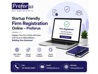 Startup Friendly Firm Registration in Gujarat Online – Preferus