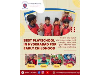 Best Playschool in Hyderabad for Early Childhood