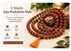 Original 5 Mukhi Japa Rudraksha Mala