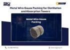 Industrial Metal Wire Gauze Packing for Superior Mass Transfer