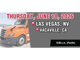 Trailers & Misc. Auction Las Vegas, NV / Vacaville, CA June 2026