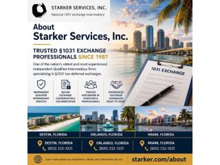 About Starker Services, Inc. - Trusted §1031 Exchange Professionals Serving Florida