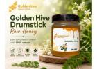 Golden Hive Drumstick Raw Honey – Pure Natural Superfood for Healthy Living