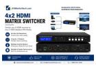 Centralized Content Management Using 8x8 Matrix Switcher