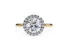 Lab Diamond Halo Rings for Women — Best Price