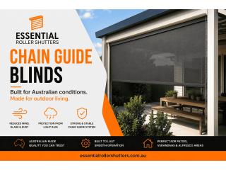 Chain Guide Blinds Australia | Essential Roller Shutters