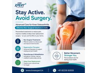 Knee Osteoarthritis Treatment Without Surgery in India – KneeXpert