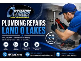 Expert Plumber Land O Lakes FL | Drain Cleaning, Water Heaters & More