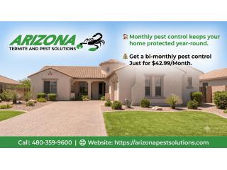 Pest Control Gilbert AZ in Just $42.99/Month