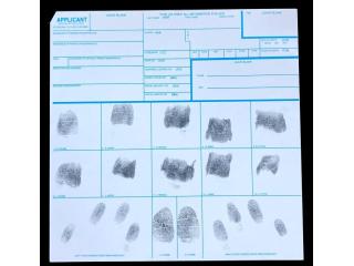 ATF Fingerprint Cards