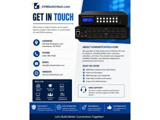 Long Distance HDMI Distribution with 8x8 HDMI Matrix Switcher Over Cat6