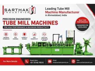Leading Tube Mill Machine Manufacturer in Ahmedabad, India | Sarthak Tube Mill