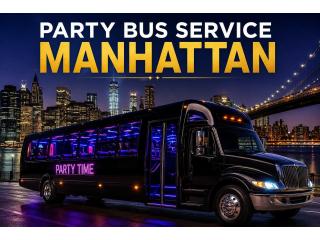 Party Bus Service Manhattan – Call 18555Qlride