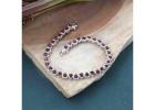 Buy Now Sterling Silver Garnet Bracelets Online