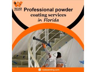 Professional powder coating services in Florida