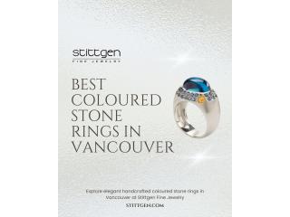 Best Coloured Stone Rings in Vancouver - www.stittgen.com