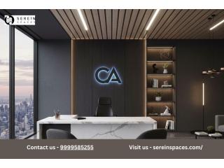 CA Office Interior Designer in India | Serein Spaces