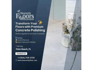 Concrete Floor Polishing Services in Palm Beach, FL