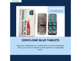 Zopiclone Tablets Blue Online: Effective Sleep Solution Near You