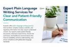 Expert Plain Language Writing Services for Clear and Patient-Friendly Communication