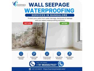 Wall Seepage Waterproofing Services in Bangalore