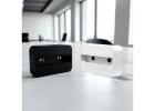 Single Track Holder 90 MM Black White for Secure and Durable Track Installation