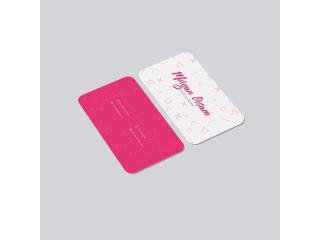 Velvet Visiting Card with Soft-Touch Finish