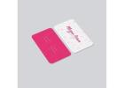 Velvet Visiting Card with Soft-Touch Finish