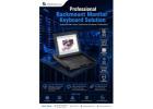 1U 17" Rack Monitor with Integrated CAT5 KVM over IP Switch Trackball, 8 Ports