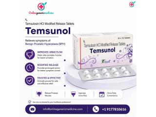 Temsunol Tablet (Tamsulosin) for Enlarged Prostate Treatment by OnlineGenericMedicine