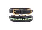 Leather Comfortable, Lightweight Hand Tooling Design Dog Collar