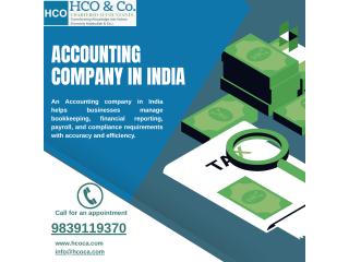 Streamlining Business Finances with an Accounting Company in India