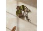 Metal Leaf Wall Sculpture – Elegant Wall Art for Modern Home Decor