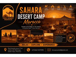 Sahara Desert Camp Morocco – Unforgettable Desert Adventure