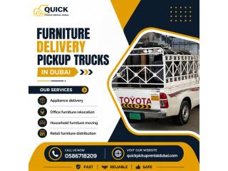 ???? Furniture Delivery Pickup Trucks in Dubai – Call: 00971586718209!
