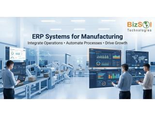ERP Systems for Manufacturing | Customized ERP Solutions by Bizsol Technologies