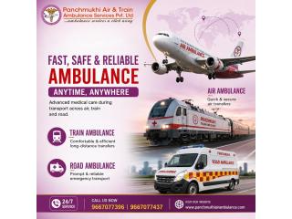 Hire Panchmukhi Air Ambulance Service in Shillong with Advanced Healthcare Facilities