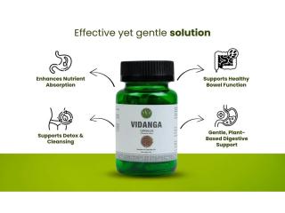 Natural Vidanga Capsules – Ayurvedic Support for Gut & Digestion