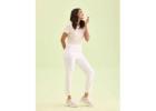 Go Colors White Pants for Women with Modern Elegance