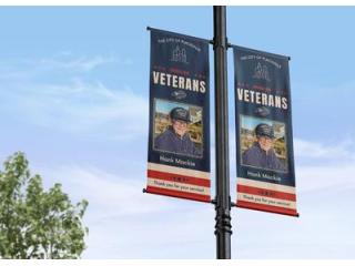 Durable Lamp Post Banner Brackets for Outdoor Displays